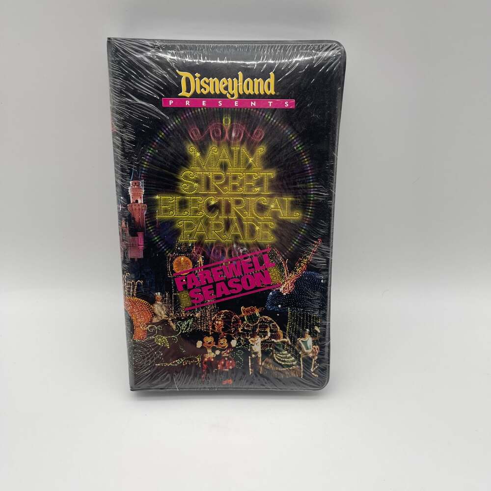 New Sealed Disneyland Presents Main Street Electrical Parade Farewell Season VHS
